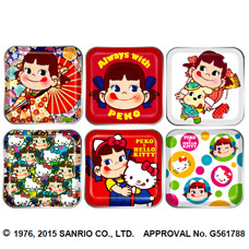 2015 Peko x Hello Kitty 迷你小缶1套6個