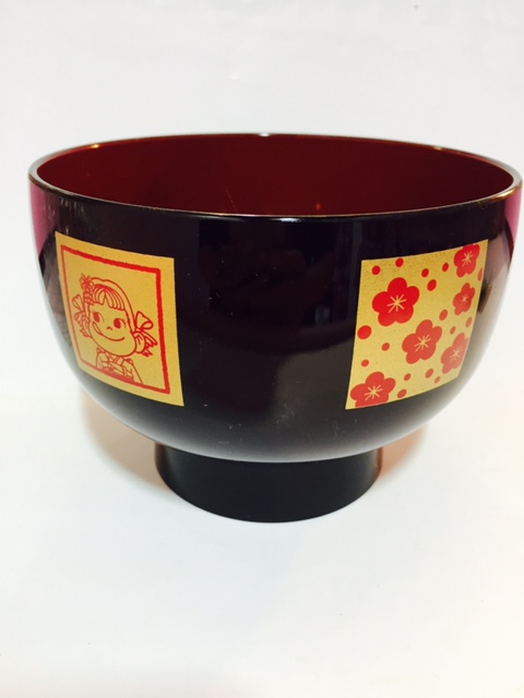 02 Peko Poko 漆器碗(黑色)