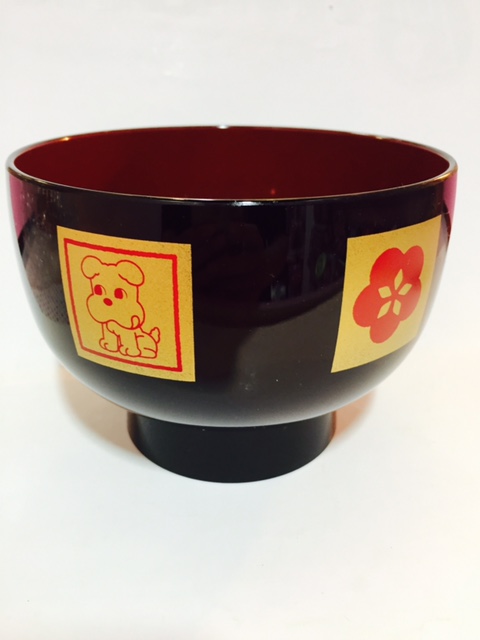 02 Peko Poko 漆器碗(黑色)