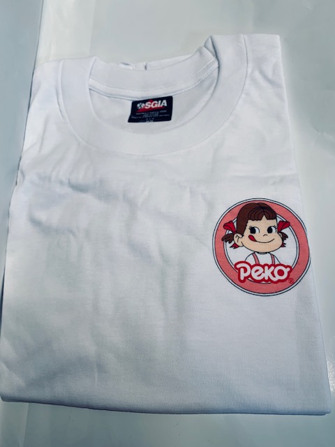 Peko T-Shirt 2-白 (XS size)