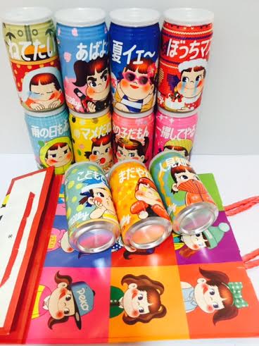2016 Peko Milky Message 缶11個連外袋(內附Milky糖)