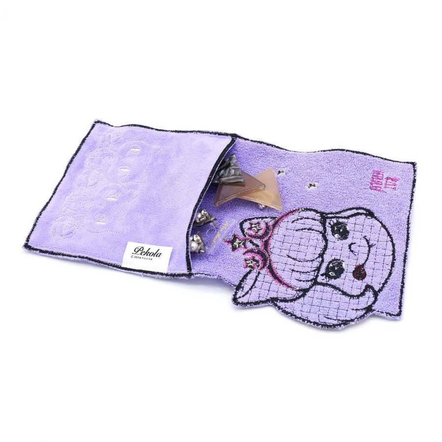 2016 Peko x Anna Sui  毛巾袋-紫