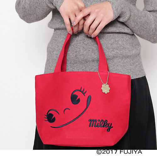 2017 Peko Milky tote Bag-紅