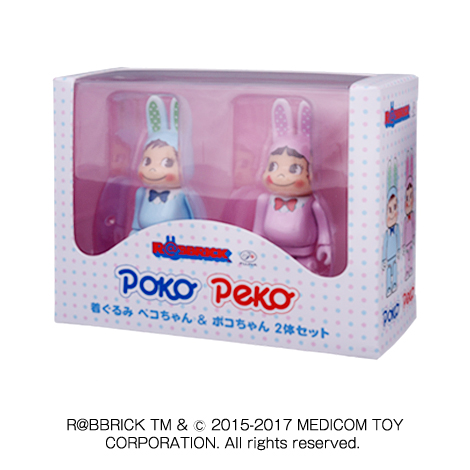2017 Peko Poko Rabbrick set 100%-Medicomtoy