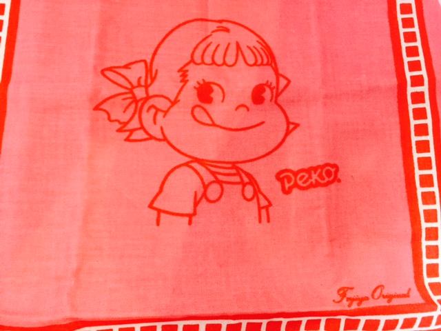 80's Peko 印花大方巾-Fujiya Original