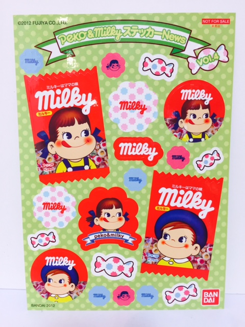 2012 Peko 大貼紙-Milky 綠