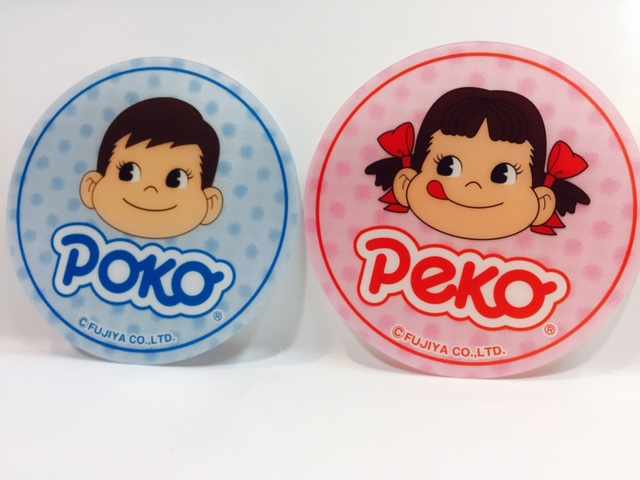 2014 Peko Poko 3D胶杯墊1套2件