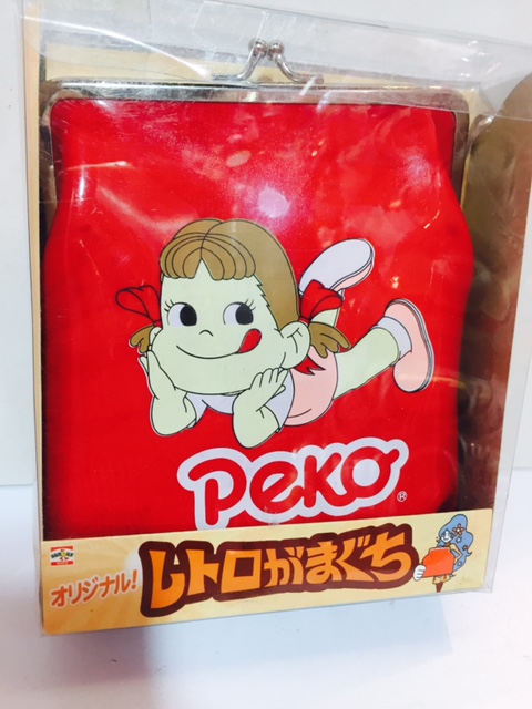 03 Peko 特大口金袋-紅