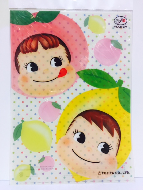 2017 Peko A4 文件夾(桃&檸檬)