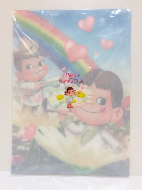 08  Peko A4 文件夾-rainbow
