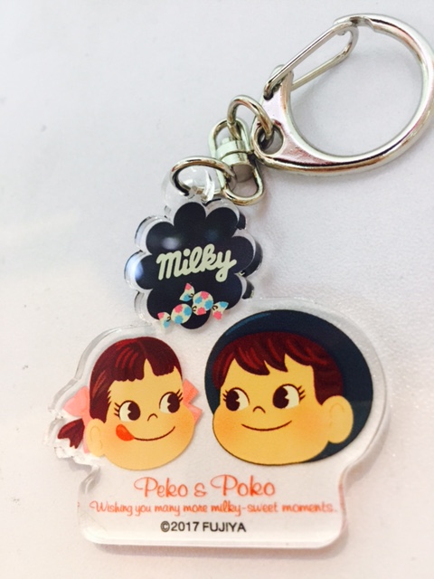 2017 Peko Poko 亞加力匙扣 (milky)