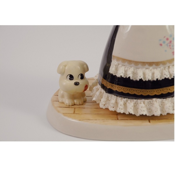 2017 Lace Peko & Dog 陶器人形