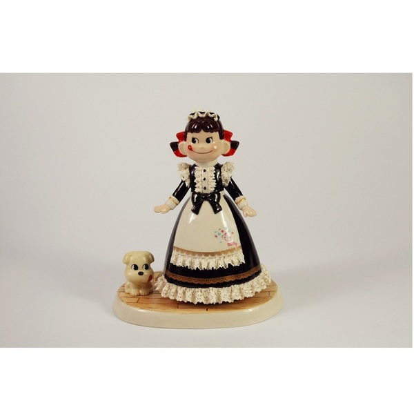 2017 Lace Peko & Dog 陶器人形