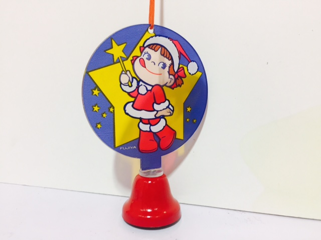 80's Peko Xmas Bell 挂饰-A