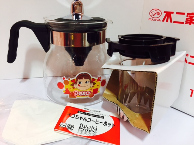 00 Peko x Iwaki Pyrex 咖啡壺set