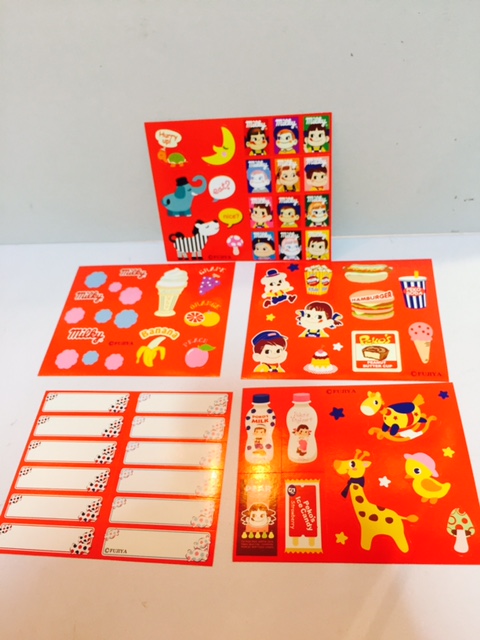 2011 Peko Milky 贴纸5pcs (E)