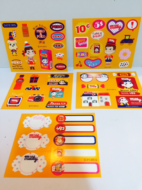 2011 Peko Milky 贴纸5pcs (G)
