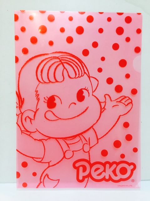 2012 Peko A4 文件夾-polka dot