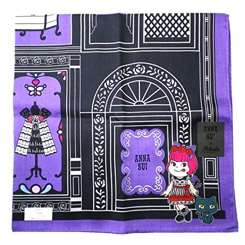 2018 Peko x Anna Sui 印花大方巾-紫色