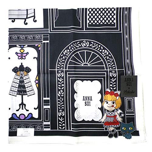 2018 Peko x Anna Sui 印花大方巾-黑白色