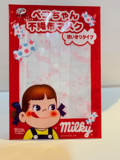 2018 Peko 不織布 Milky 口罩