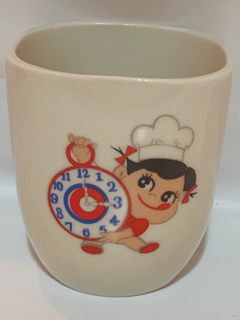 70's Peko 布丁杯-clock