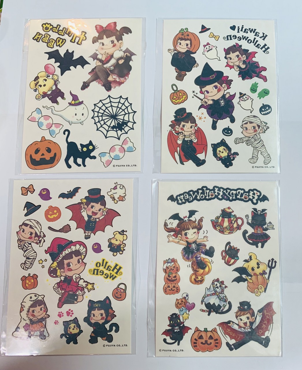 2016 Peko Halloween 貼紙4pcs