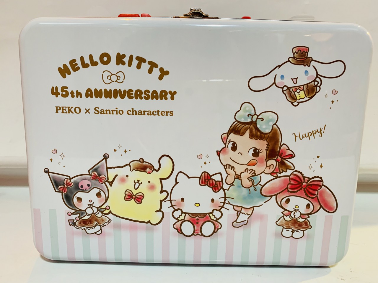 2019 Peko x Hello Kitty 鐵盒