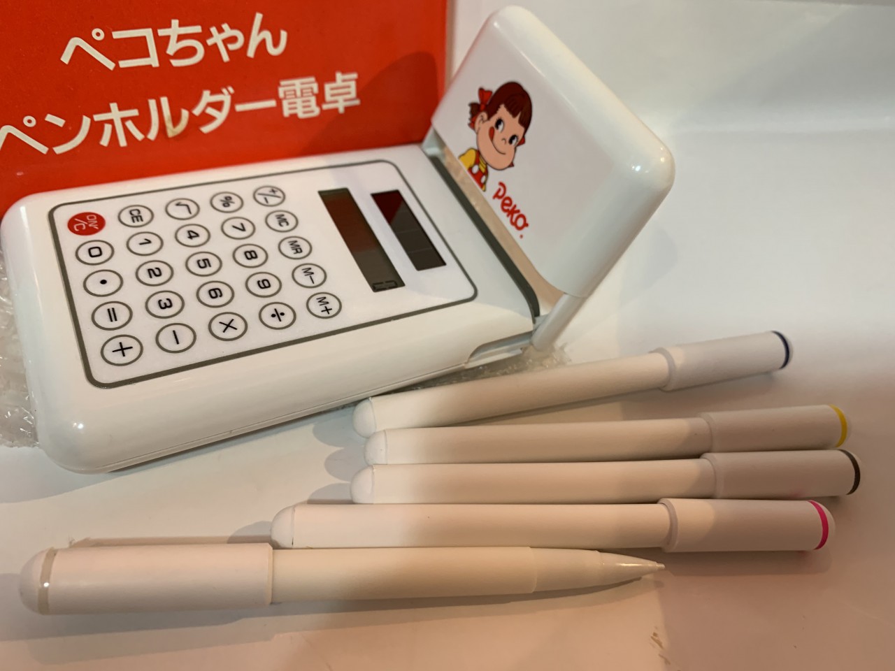 80's Peko 計算機連筆set