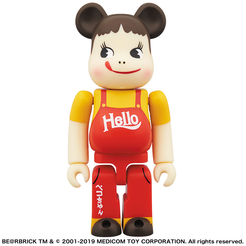 2019 Peko Poko bearbrick set 100%-Hello Medicomtoy
