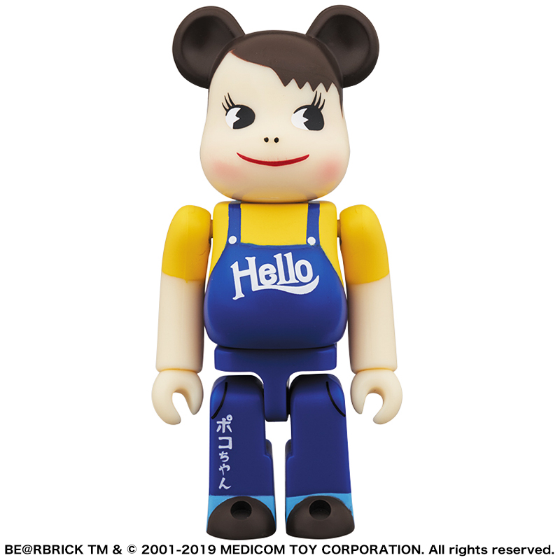 2019 Peko Poko bearbrick set 100%-Hello Medicomtoy
