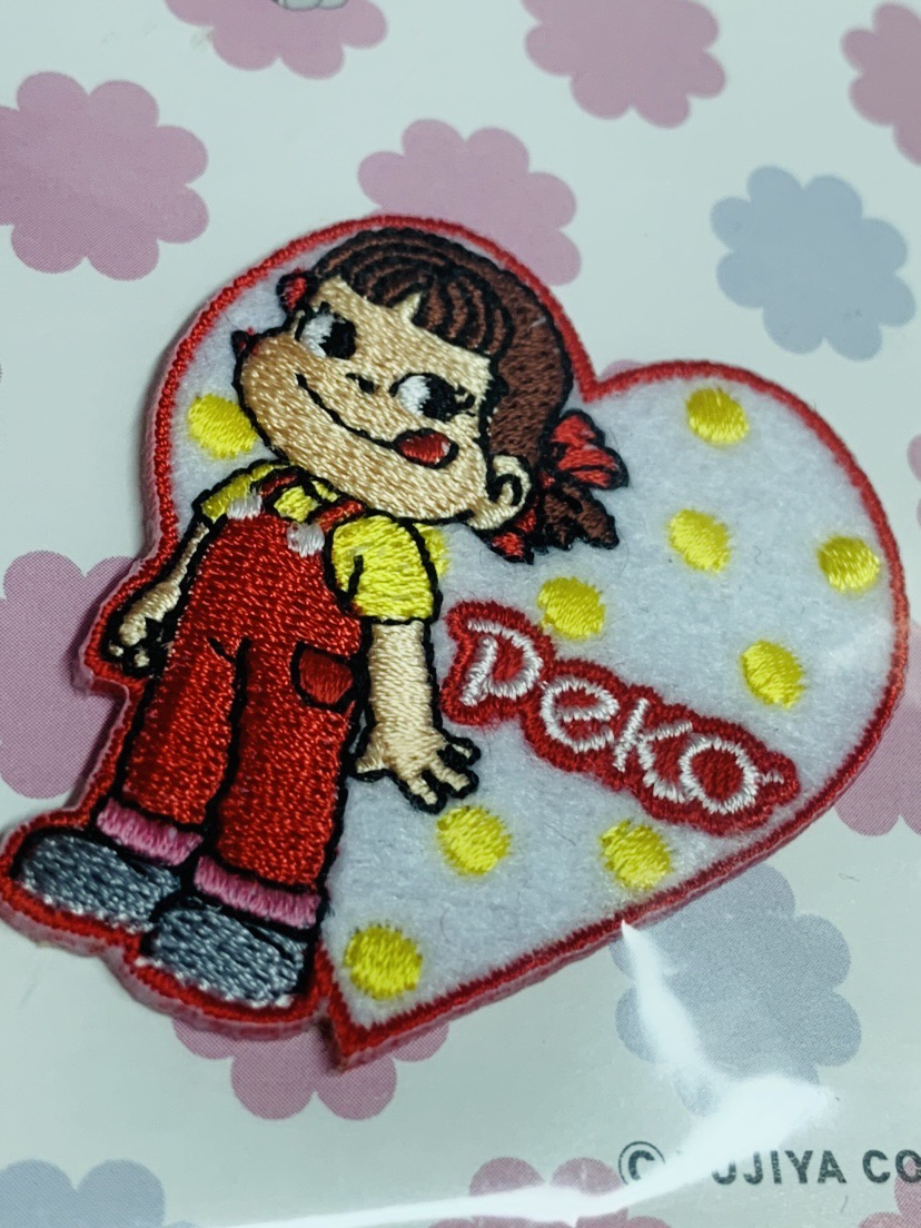 2018 Peko 刺繍熨貼布章 Peko Heart