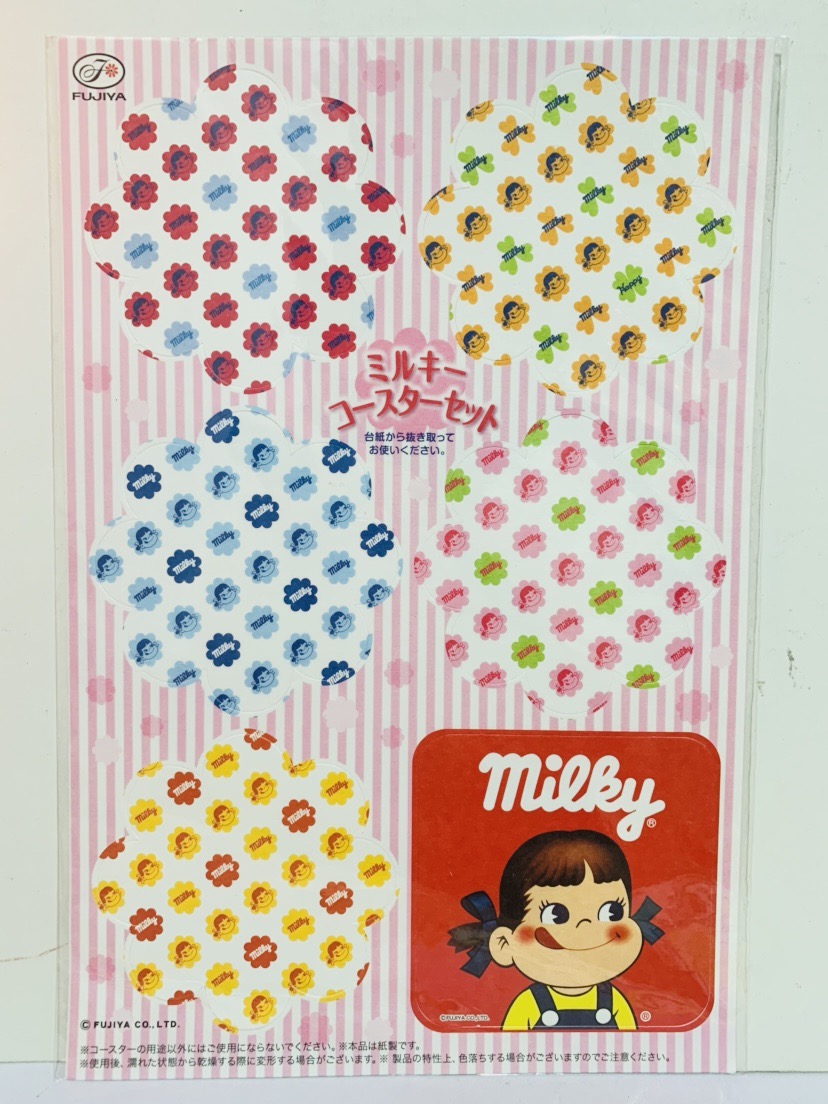2011 Peko Milky 杯墊1套6個