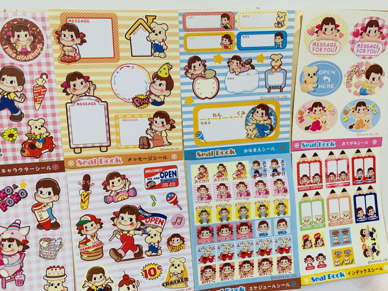 05 Peko 貼紙1套10張