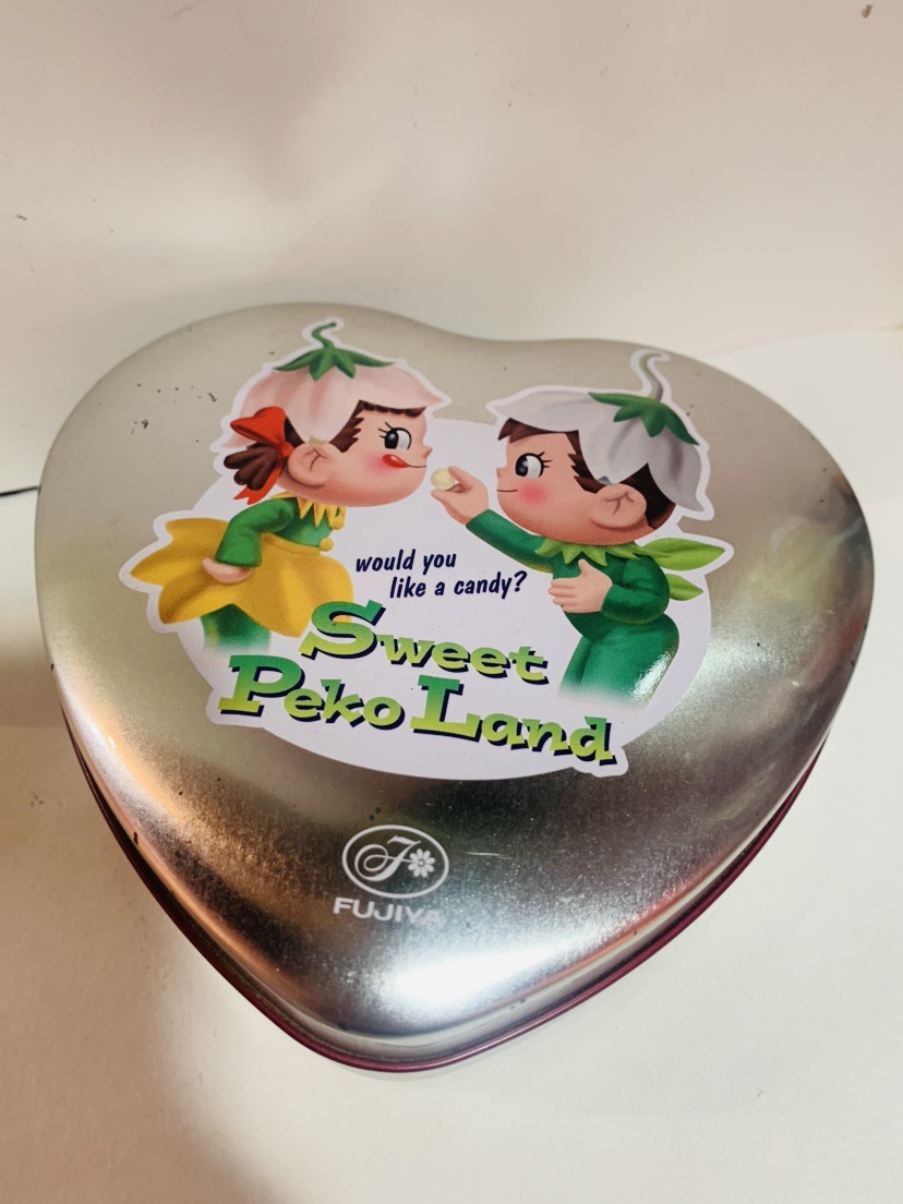 1992 Peko 心型糖缶(大 PekoPoko)