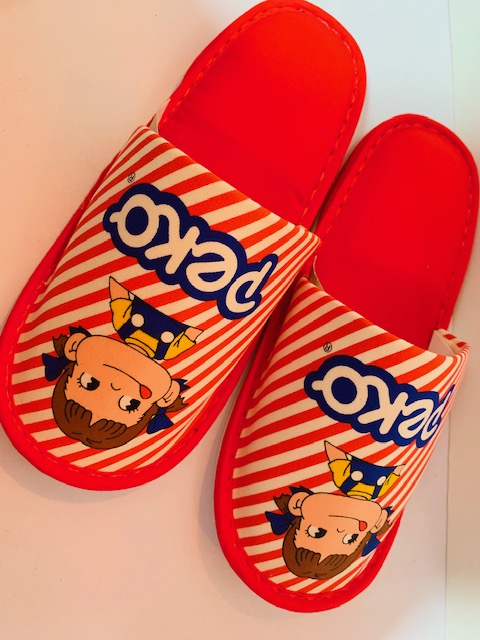 80's Peko Poko 室內拖鞋1套2對
