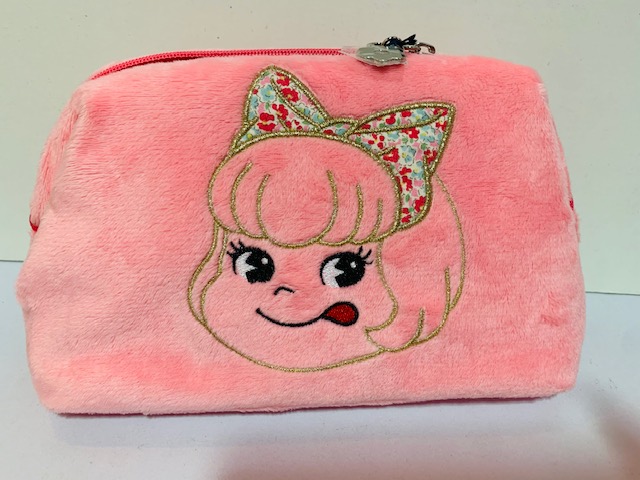 2018 Peko x Anna Sui 闊口小包-粉紅色