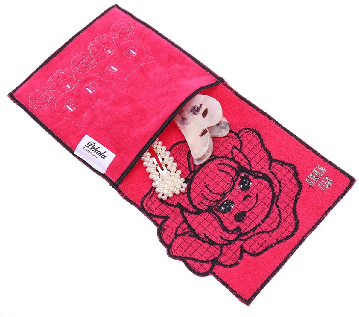 2018 Peko x Anna Sui  毛巾袋-紅