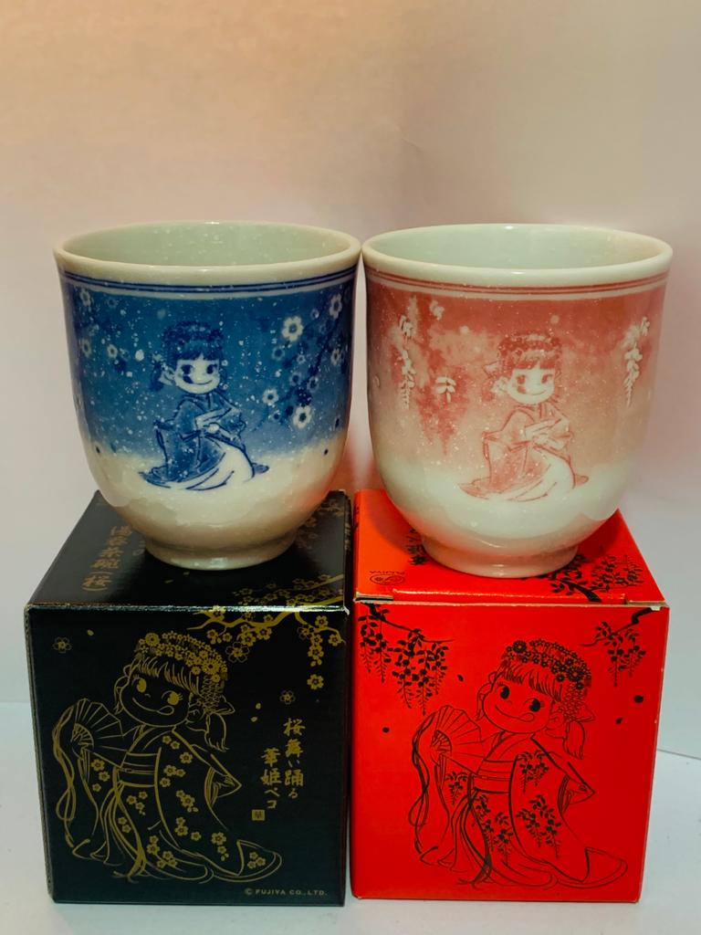 .....兌換: 40個印花 ---Peko華姫茶杯1套2個 (櫻&藤）