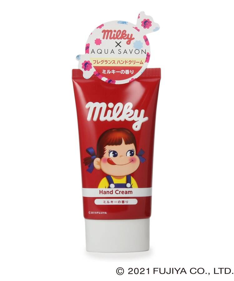 Peko Milky x Aqua Savon 潤手霜
