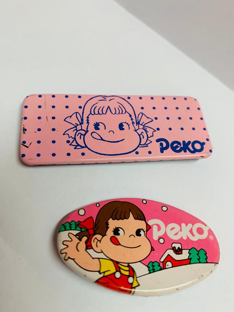 80's Peko 扣章1套2個-B