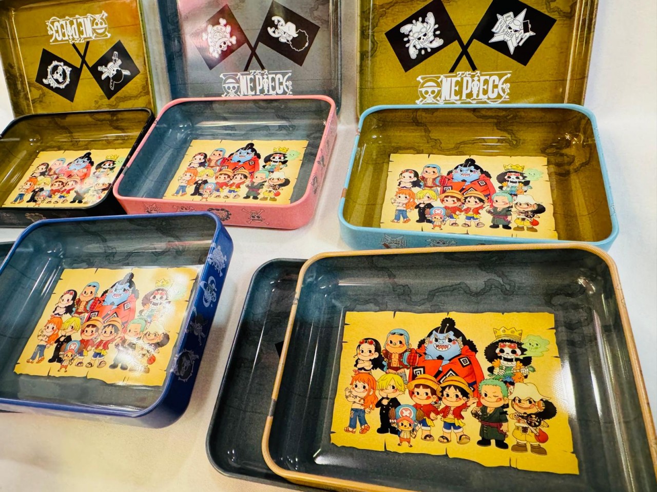 2024 Peko x One Piece 海賊王糖盒1套5個
