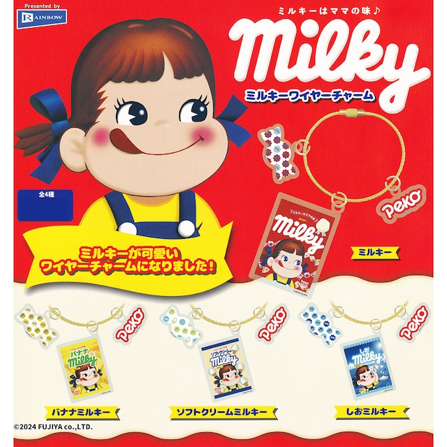 2024 Peko Milky 掛飾/匙扣1套4款