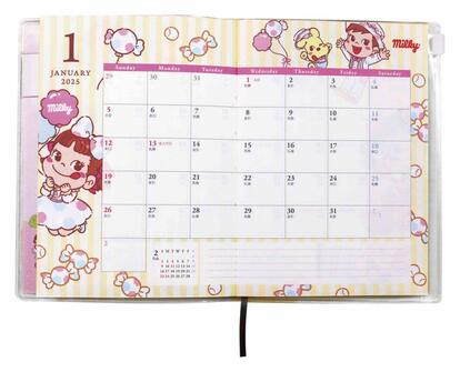 ....2025 Peko 雙封面手帳連Sticky Memo (2024.11-2025.12) Pls. order