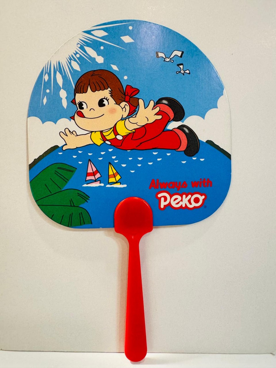 80's Peko 紙扇(小)-海