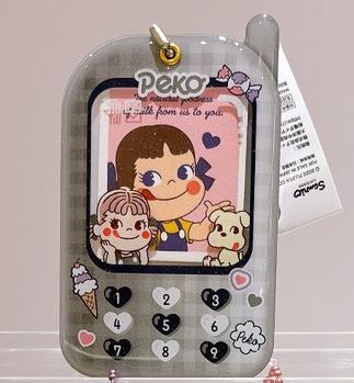 2025 Peko 相片套/ 匙扣 / 掛飾-黑