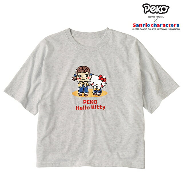 ...2026 Peko x Hello Kitty 刺绣 Tee (M size)