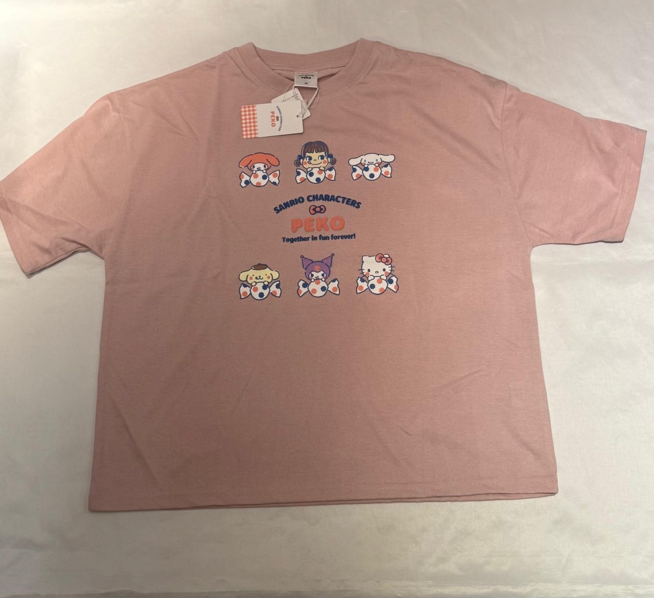 2025 Peko x Sanrio 刺繡 Tee-B (M size)