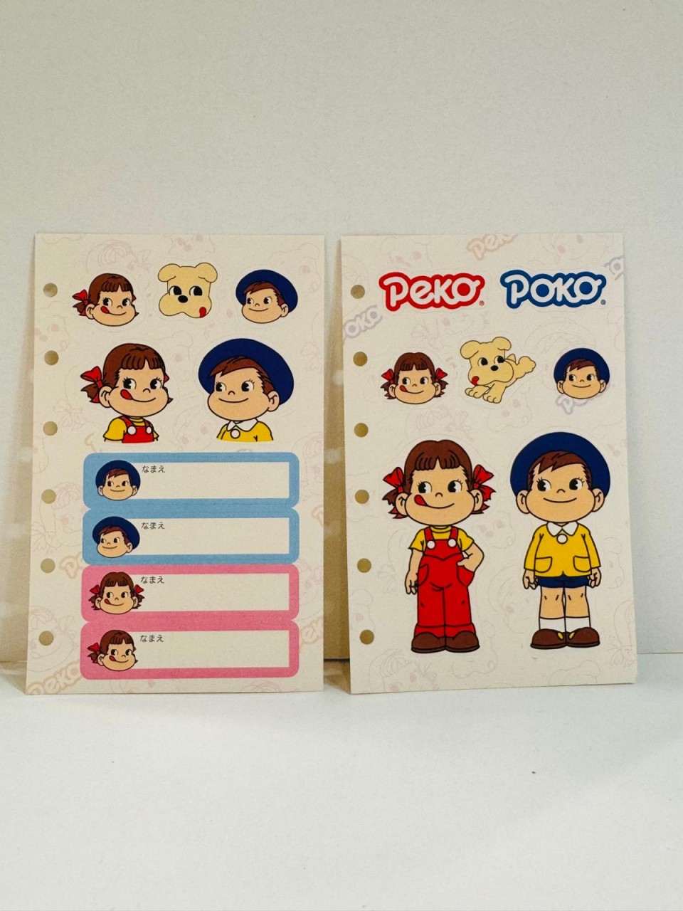 80's Peko 貼紙1套2張