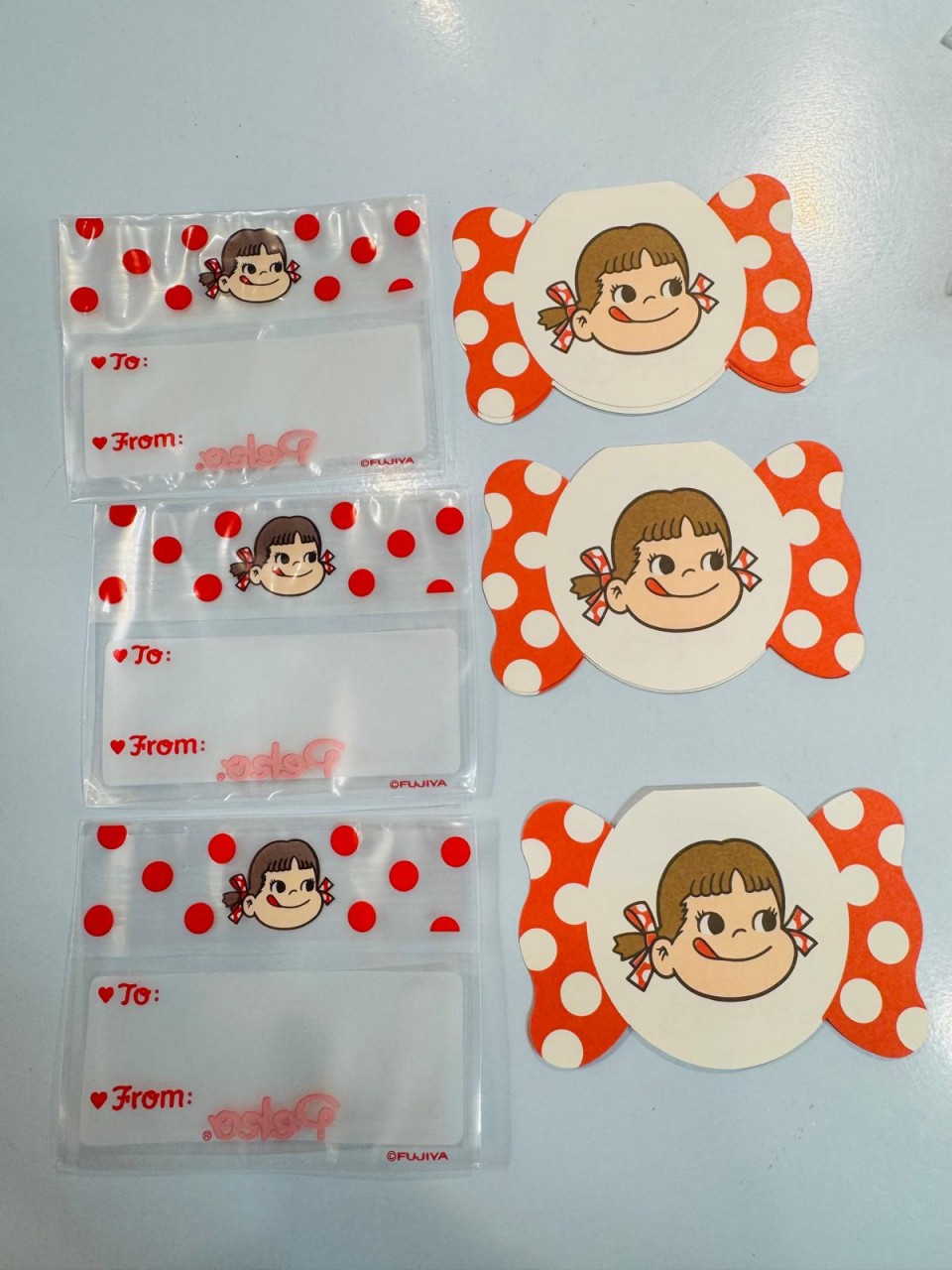 90's Peko Mini 卡/Memo 1套3張